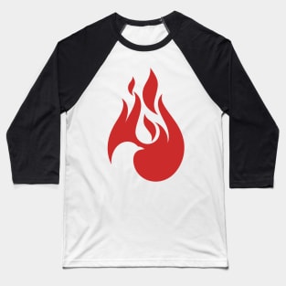 The dove and the flame of fire are symbols of God's Holy Spirit, peace and humility Baseball T-Shirt